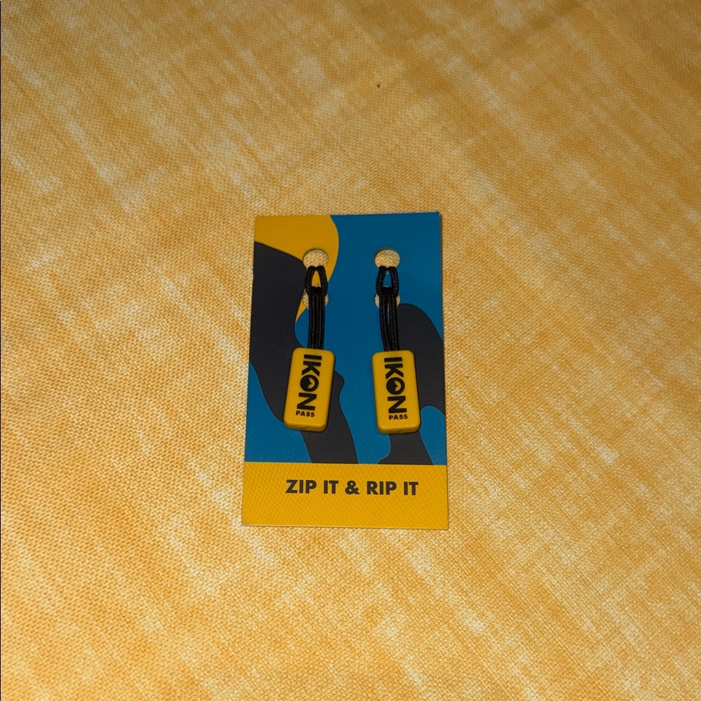 IKON Pass Zipper Pulls